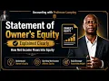 Statement of Owner s Equity Explained Clearly Beginning Capital to Ending Capital