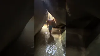We Followed Him Through the Boulders… 😳🏝️