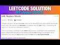 LeetCode Problem 648 Replace Words C Language 07 June 2024 Heap String Map