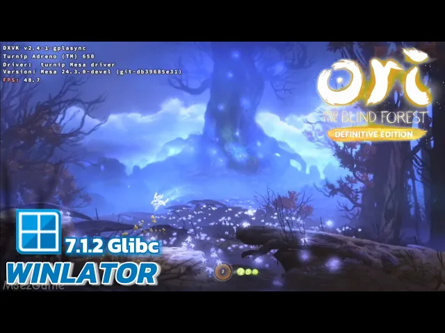 Winlator Glibc - Gameplay ORI and the Blind Forest Definitive Edition (Windows) on Android