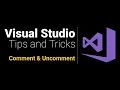 Visual Studio Quick Tips Comment and Un-Comment Blocks