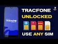 Unlock TracFone for ANY SIM Works on Android iPhone