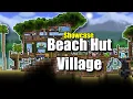 I Built a BRAND NEW Beach Hut Village NPC Town for my Angler Pirate and Stylist in Terraria