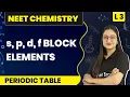 s p d f Block Elements Periodic Table - L3 NEET Chemistry