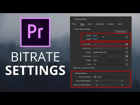 Download MP3 BITRATE Export Settings for Youtube! CBR and VBR Explanation | PREMIERE PRO