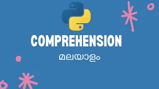 Comprehension in Python List Set Dictionary