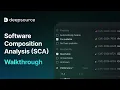 DeepSource Software Composition Analysis SCA Walkthrough