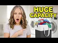 Rolling Laundry Hamper With Wheels That Collapses Flat for Storage