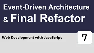 Web Development with JavaScript - Event-Driven Architecture Final Refactor