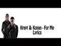 Krept & Konan - For Me (Official Lyrics)