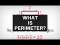 What is a Perimeter in Math Perimeter of Shapes Perimeter for kids Shapes for Kids Perimeter