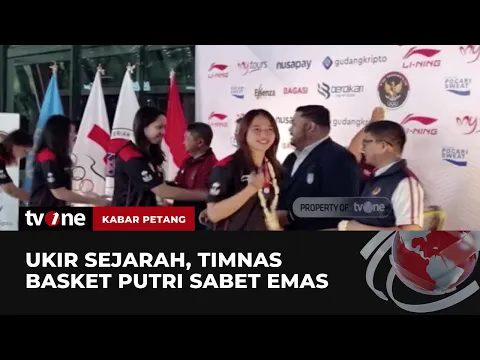 Timnas Basket Putri Indonesia Raih Medali Emas usai Taklukkan Singapura