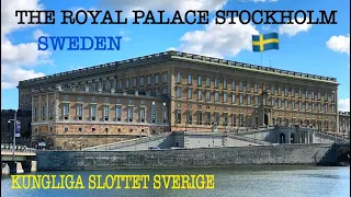 the royal palace kungliga slottet stockholm sweden bagian luar istana kerajaan swedia 