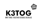 The Knit Three Together Decrease K3tog Knitting Decrease Right Handed
