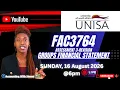 FAC3764 ASSESSMENT 3 GROUPS FINANCIAL STATEMENT 2026 UNISA