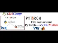 PyTorch to VTK ParaView
