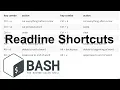 Readline Terminal Shortcuts