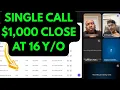 Download Lagu 16-Year-Old Closes $1,000 AI Deal in One Call (Live Sales Call Recording)