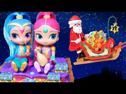 Download MP3 🌟 SHIMMER & SHINE 🌟 Shimmer y Shine ayudan a Santa Claus | Juegos y Juguetes en Español
