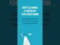 Deep Cleaning Checklist
