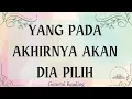 Download Lagu YANG AKAN DIPILIH PADA AKHIRNYA