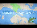 One Minute Map Hack How to Crinkle Up Your Digital Map