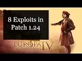 EU4 8 Exploits in Patch 1 24