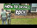How to install River Rock Landscaping