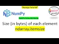 NumPy Array Attributes ndarray itemsize - Explained with Examples