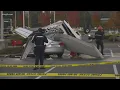 Investigators looking into cause of Puyallup parking lot plane crash