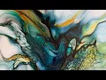 Acrylic Pouring Deconstructed Bloom Blowout