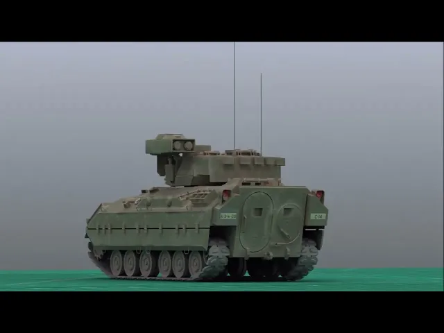M2A2 Bradley IFV 3D Print STL Model video thumbnail