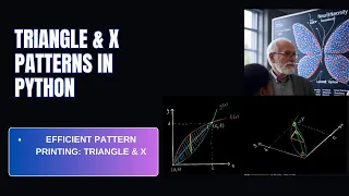 Learn Python Easily Print Triangle and X Patterns Step by Step
