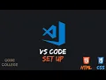 How to Install Setup VS Code for Web Development 2025