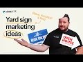 Yard sign marketing strategies you need to know plus unexpected placement ideas
