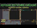 ADVANCED WORK ORDERS - Ic0n s DWARF FORTRESS Guides Ep 20