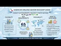 American Airlines Senior Fares - Advanced Search Hack