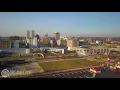 Peoria Illinois River Front Drone Footage