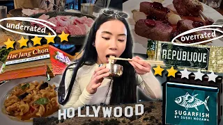 Overrated Underrated LA Restaurants Hae Jang Chon Republique Sugarfish FULL HONEST REVIEWS