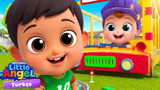 🚌 Açılın Otobüs Geliyor! | Eğlenceli ve Öğretici Çocuk Şarkıları | Little Angel Türkçe