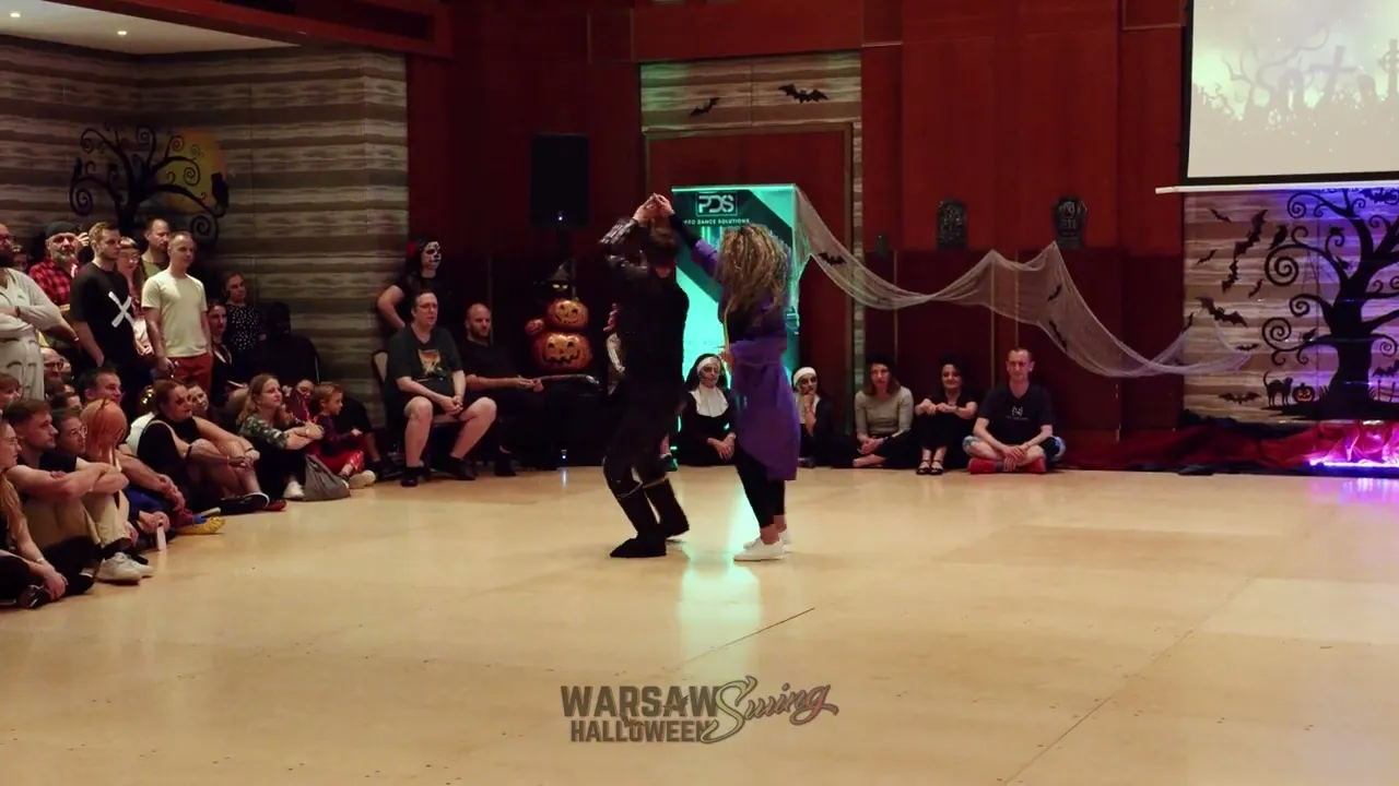 Léo Lorenzo & Karin Kakun - ProShow Lead & Follow - Warsaw Halloween Swing 2024