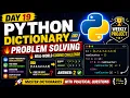 Day 19 Python Dictionary Problem Solving Find Most Repeated Element Using Dictionary