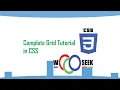 Complete CSS grid layout tutorial grid flexbox system tutorial HTML CSS Grid flexbox in Hindi