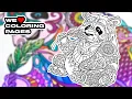 Panda Anti-Stress Coloring Page WE COLORING PAGES