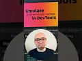 Emulate Color Scheme in Chrome DevTools prefers-color-scheme