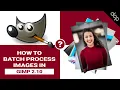 How to Batch Process Images in GIMP 2 10 using BIMP 2 Plugin