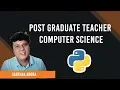 PGT Computer Science Python Programming Strings in Python Class 05 Sarthak Arora