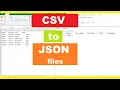 Python CSV to multiple JSON files each row as a json file