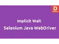 Implicit Wait using Selenium Java WebDriver