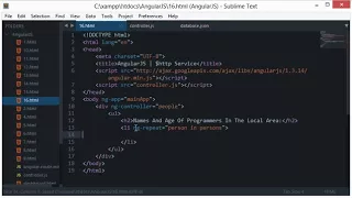 AngularJS Tutorial 16 http Service